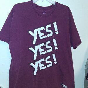 Daniel Bryan WWE YES! Yes! Yes! T-Shirt Mens XL AEW Wrestlemania Wrestling